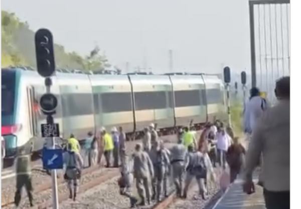 Se descarrila, "otra vez", Tren Maya en Campeche